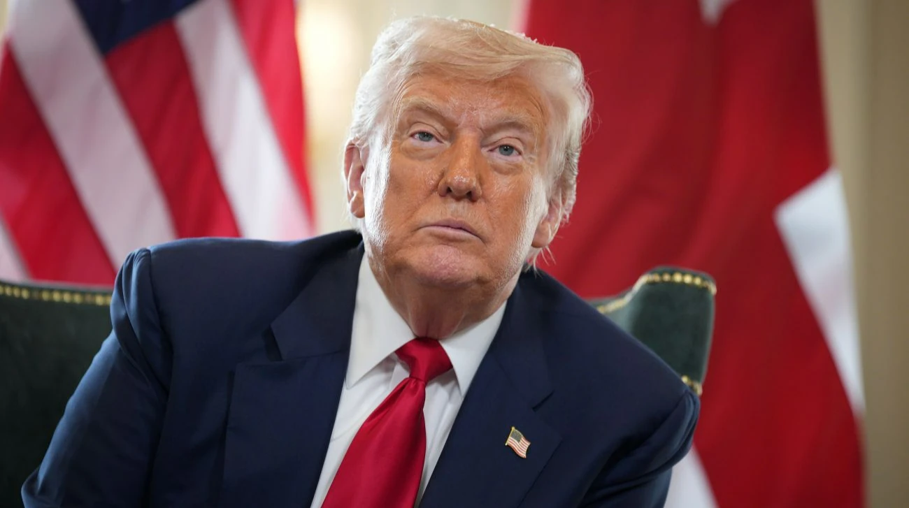 Трамп під час демонстрації нового вертолітного майданчика на території Білого дому